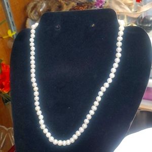 Authentic genuine fresh water pearl necklace 16" long